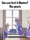 a group of people are sitting at a table talking to each other in a room .