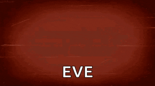 a red sign that says destination fear eve in white letters