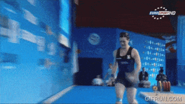a gif from eurosport hd shows a female weightlifter
