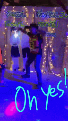 Oh Yes Party GIF - Oh Yes Party Neon GIFs