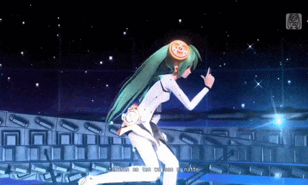a screenshot of a video game shows a girl with green hair