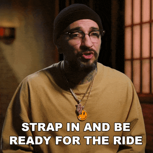 Strap In And Be Ready For The Ride Dj Tambe GIF - Strap In And Be Ready For The Ride Dj Tambe Ink Master GIFs