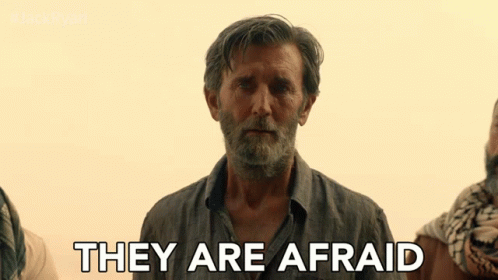 They Are Afraid Scared GIF - They Are Afraid Scared Fear GIFs