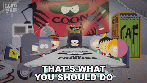 Thats What You Should Do Mysterion GIF - Thats What You Should Do Mysterion Kenny Mccormick GIFs