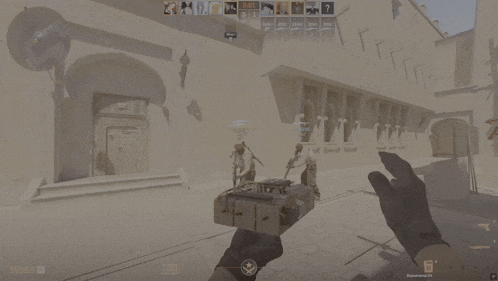 a screenshot of a video game with a score of 100 points