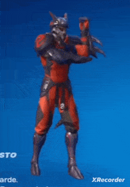 a screenshot of a video game character with xrecorder written on the bottom