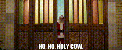 Fred Claus Ho Ho Holy Cow GIF - Fred Claus Ho Ho Holy Cow Santa Claus GIFs