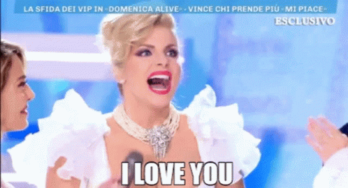 I Love You Ti Amo GIF - I Love You Ti Amo Francesca Cipriani GIFs