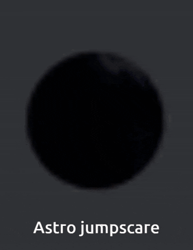 a picture of a skull with the words astro jumpscare under it
