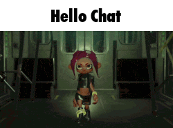 Hello Chat Splatoon GIF - Hello Chat Splatoon Agent 8 GIFs