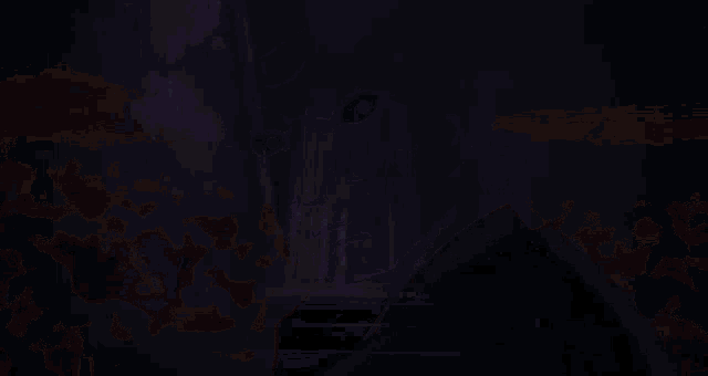a pixel art of a sunset with a purple sky