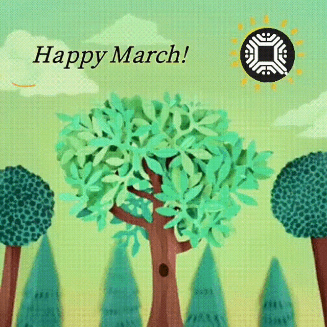 March Spring GIF - March Spring Qtum GIFs