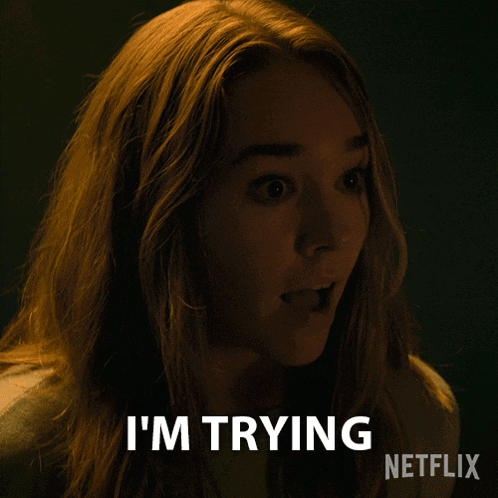 I'M Trying Angelina GIF - I'M Trying Angelina Holly Taylor GIFs