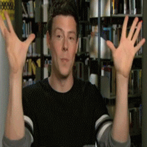 Cory Monteith Glee GIF - Cory Monteith Glee Explaining GIFs