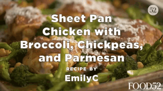 Sheet Pan Chicken Recipe GIF