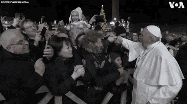 Pope Smacking Hand GIF