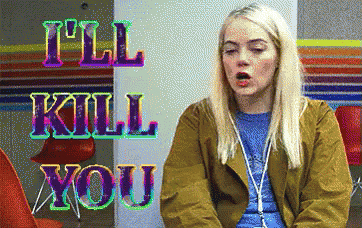 I'Ll Kill You GIF - Maniac Ill Kill You Emma Stone GIFs