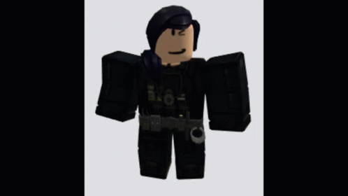 Roblox Wink GIF - Roblox Wink Police Outfit GIFs