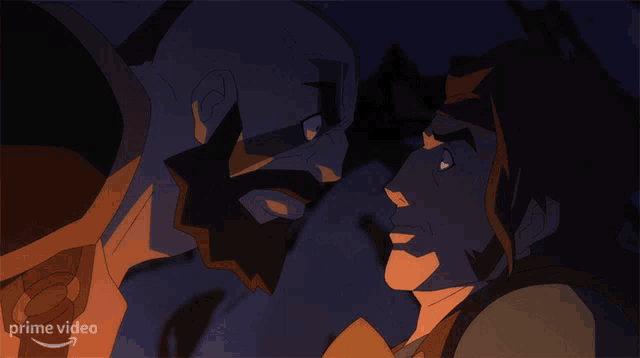 a cartoon of two men with the words it 's awesome