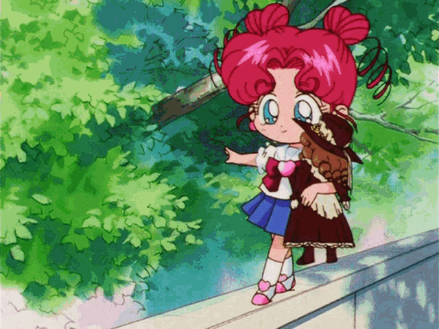 Sailor Chibi Chibi Sailor Moon GIF - Sailor Chibi Chibi Sailor Moon Fly GIFs
