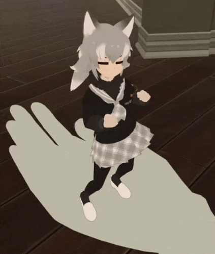 Wolf Girl Vr Chat GIF - Wolf Girl Vr Chat Anime GIFs