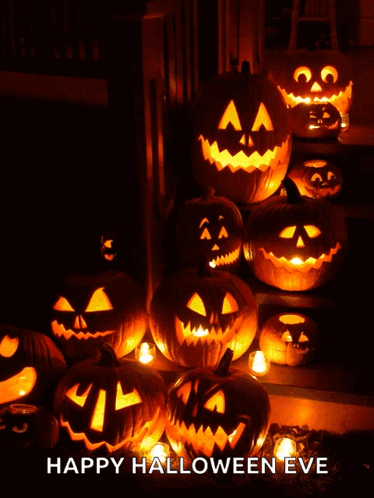 Happy Halloween Pumpkins GIF - Happy Halloween Pumpkins Jack O Lanterns GIFs