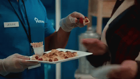 Hungry GIF - Samples Hungry Taking All The Samples GIFs