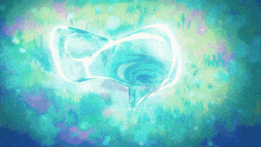 a drawing of a heart with a swirl in the middle