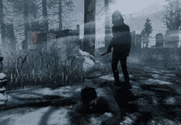 a man laying on the ground with a mask on