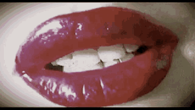 Close Up Red Lips GIF - Close Up Red Lips Lick Lips GIFs