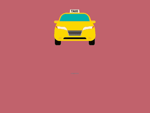 a yellow bus with a blue windshield and a black grill