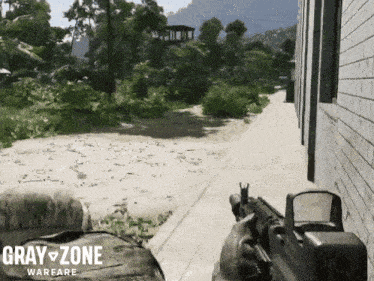a video game called gray zone warfare is being played by a soldier