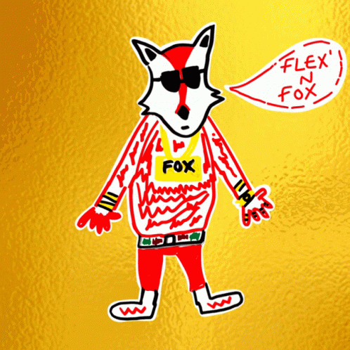 Flexn Fox Veefriends GIF - Flexn Fox Veefriends Drip GIFs