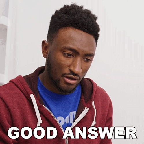 Good Answer Marques Brownlee GIF - Good Answer Marques Brownlee Good Response GIFs