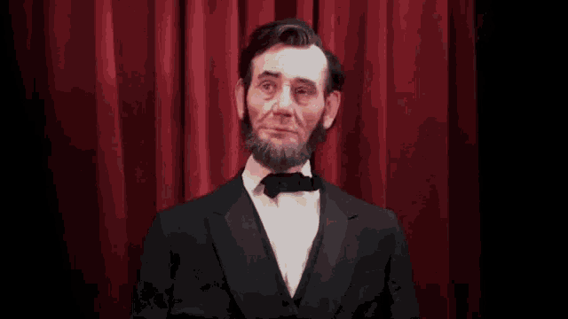 Lincoln Animatronic GIF