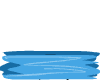 a cartoon of a dolphin wearing goggles is swimming in the ocean .
