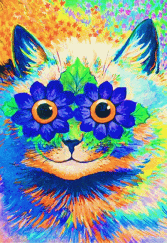 Psychedelic Kitty GIF - Psychedelic Kitty Cat GIFs