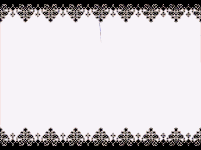 a white background with a black and white border and a purple and blue circle in the middle