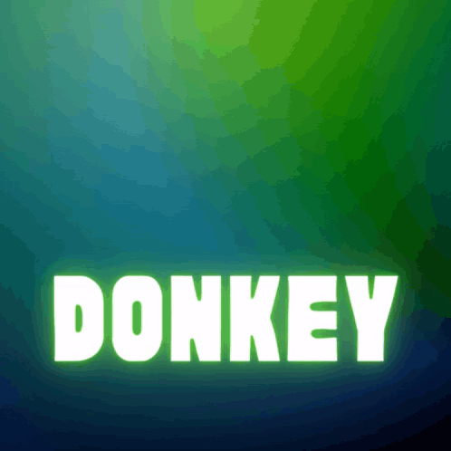 Donkey Logo Green GIF
