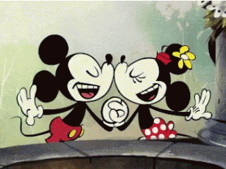 Nose Kiss Mickey Mouse GIF - Nose Kiss Mickey Mouse Minnie Mouse GIFs