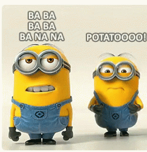 Minions Potato GIF - Minions Potato Bananas GIFs