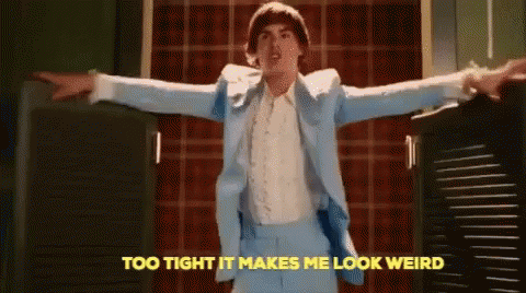Too Tight It Makes Me Look Weird Troy Bolton GIF - Too Tight It Makes Me Look Weird Troy Bolton Hsm3 GIFs
