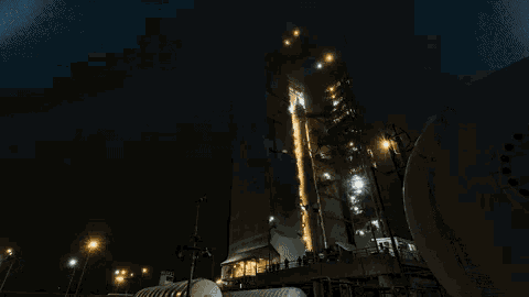Rocket Rollout GIF - Rocket Rollout Solar System GIFs