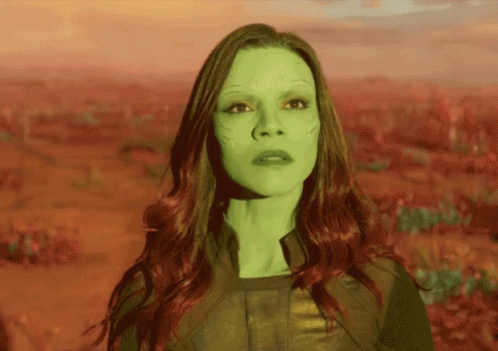 Gamora Ohcrap GIF - Gamora Ohcrap Guardians Of The Galaxy GIFs