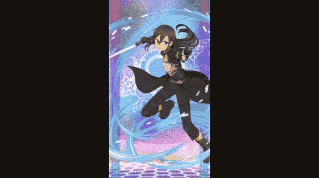 a picture of a girl with a sword and the word regras