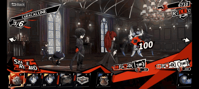a screenshot of a video game shows the character caracalune