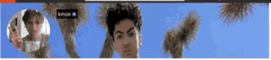 a blurry picture of a man and a woman with the name kmoe