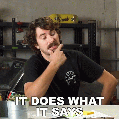 It Does What It Says James Pumphrey GIF - It Does What It Says James Pumphrey Donutmedia GIFs