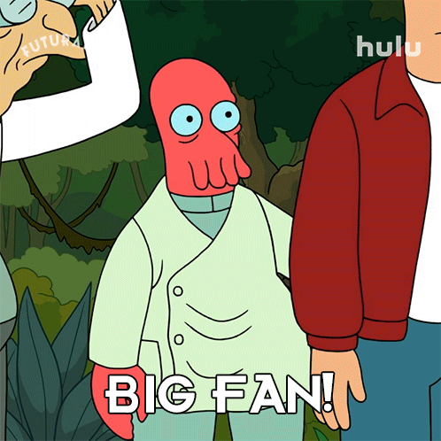 Big Fan Zoidberg GIF - Big Fan Zoidberg Futurama GIFs