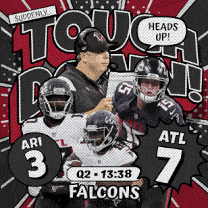 Atlanta Falcons (7) Vs. Arizona Cardinals (3) Second Quarter GIF - Nfl National Football League Football League GIFs
